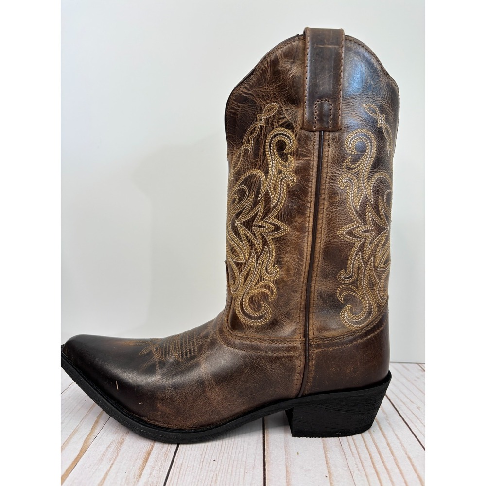 Smoky Mountain Women's NWOT Boots Brown Madison Western Size 8 - Picture 2 of 16